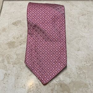 Strellson 100 percent silk Pink and Black Patterned Tie